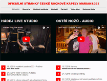 Tablet Screenshot of marian333.cz